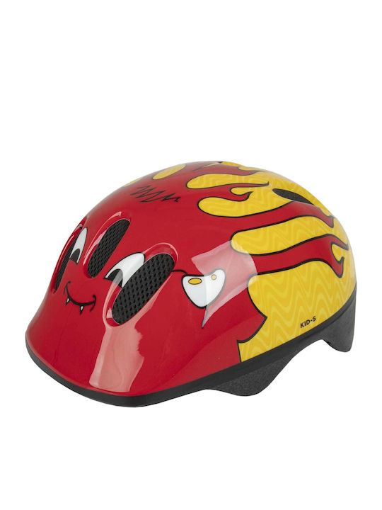 M-Wave Little Devil 734040 Kids Bike Helmet for City Red