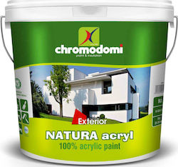 CHromodomi Natura Acryl Plastic Acrilyc Paint for Interior and Exterior Use White 9lt