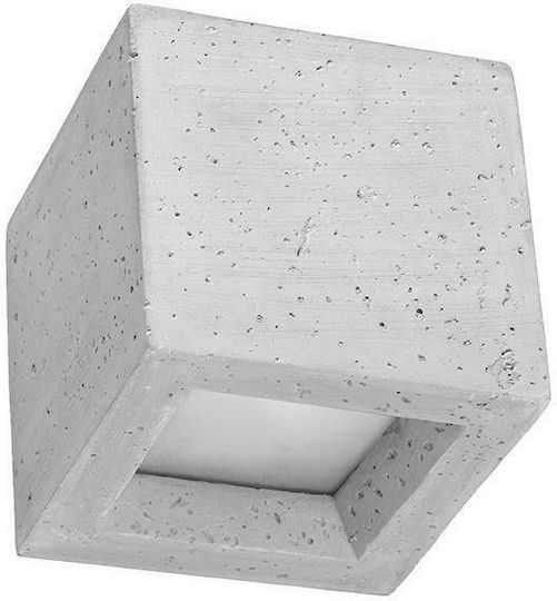 Sollux Leo Modern Lamp Wall with Socket G9 Gray 12x16x16cm