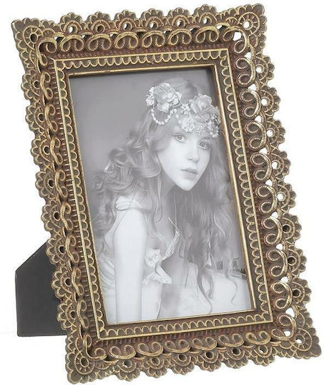Inart Polyresin Gold Photo Frame