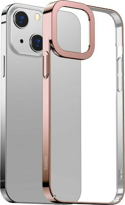 Baseus Glitter Metallic / Plastic Back Cover Pink (iPhone 13)