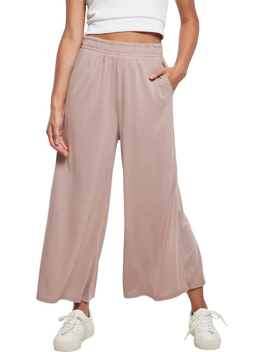 Urban Classics Damen Hoch tailliert Stoff Hose ...
