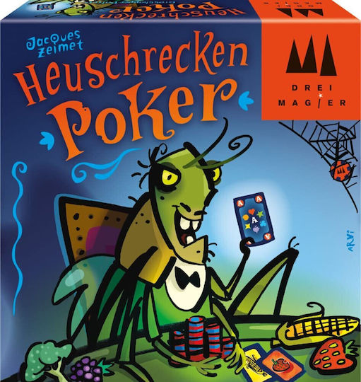Επιτραπέζιο Παιχνίδι Heuschrecken Poker για 2-4 Παίκτες 8+ Ετών (EN) Drei Magier