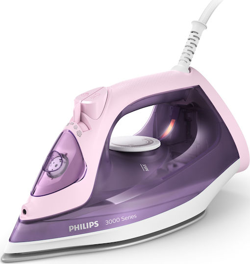 Philips Series 3000 Steam Iron 2200W with Ceramic Plate and Continuous Steam Supply 35g/min