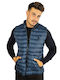 Senior Ärmellos Herren Jacke Puffer Blau