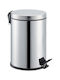 Viospiral Inox Καλαθάκι Μπάνιου 8lt Ασημί