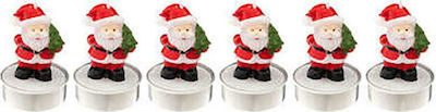 Atmosphera Christmas Red Candle 6pcs