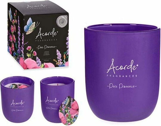 BigBuy Aromatic Candle In Jar With Lavender Perfume