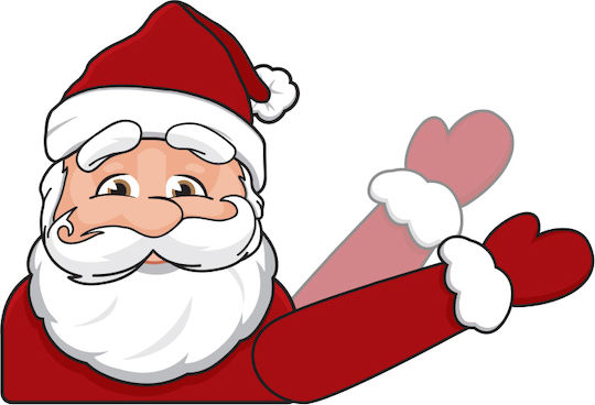 Christmas Collection Χριστουγεννιάτικα Αυτοκόλλητα για Παράθυρο με Σχέδιο Άγιου Βασίλη