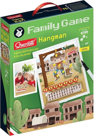 Brettspiel Hang Man für 2 Spieler 6+ Jahre 1004 (EN) Quercetti