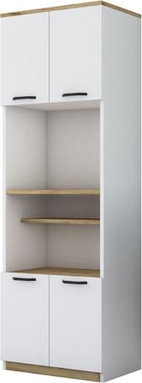 Rowan Кухненска Колона White / Oak 60x42x182бр