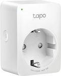 TP-LINK Tapo P110 Μονή Εξωτερική Πρίζα Ρεύματος Wi-Fi με Διακόπτη Λευκή Version 1.0