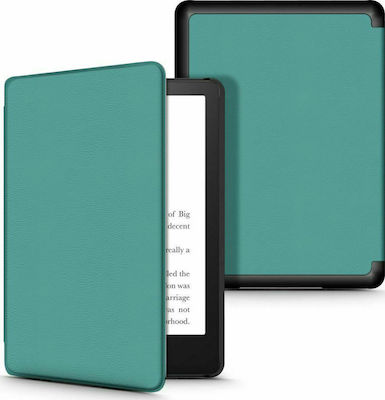 Tech-Protect Smartcase Flip Cover Piele artificială Verde (Kindle Paperwhite 5)