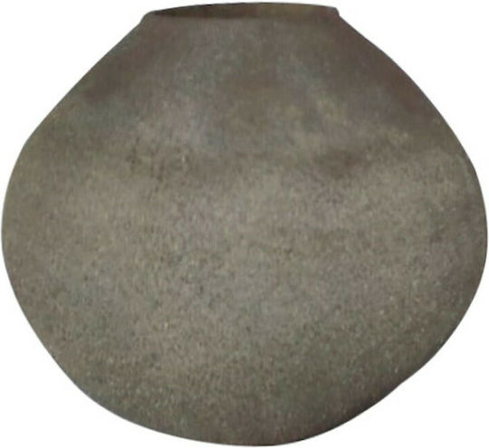 InTheBox Βάζο Γυάλινο Asena Μπεζ Φ18xΥ17cm