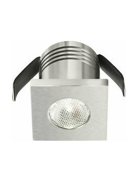 Gea Luce Glam Square Metallic Recessed Spot wit...