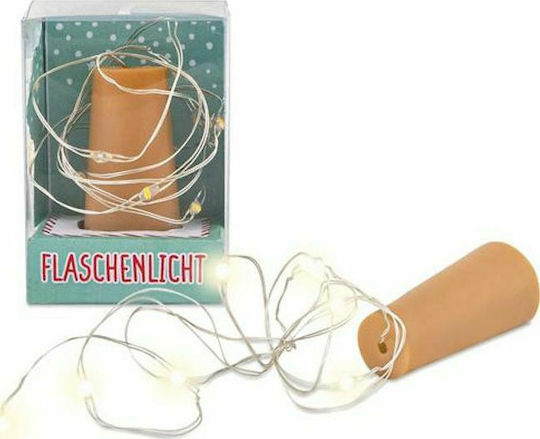 10 Lights LED 1m. White Battery in String 1pcs
