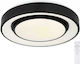 Globo Lighting Sully Modern Metal Ceiling Light with Integrated LED 38pcs Black