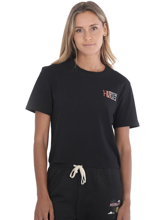 Hurley Women's Crop T-shirt Black