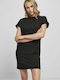 Summer Mini T-Shirt Dress Black