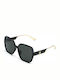 Bolon Damen Sonnenbrille mit Schwarz Kunststoff Gestell und Schwarz Linse BL5059C10