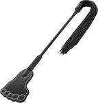 Darkness Crop and Flogger Black Black D-221222