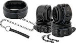 Darkness Leather Handcuffs Black Black Black D-221255