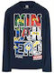 Kids' Shirt Long Sleeve Navy Blue Ninjago