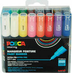 Posca PC-1MC Ανεξίτηλοι Μαρκαδόροι Πολύχρωμοι 16τμχ