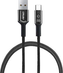AMiO UC-11 02526 Braided USB 2.0 σε micro USB 1m Μαύρο