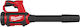 Milwaukee M12 BBL-0 Φυσητήρας Χειρός Μπαταρίας 12V Solo με Ρύθμιση Έντασης & Μέγιστη Ταχύτητα Αέρα 177km/h