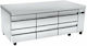 Niki Inox Workbench Fridge Without Motor H64xW150xD70cm