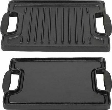 Calfer Gas Baking Plate Double Sided with Cast Iron Flat Surface 36x25cm