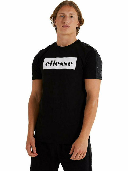 Ellesse Herren T-Shirt Kurzarm Schwarz