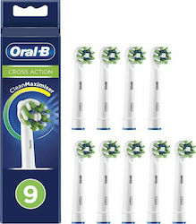 Oral-B Cross Action CleanMaximizer Mega Deal Pack Ανταλλακτικές Κεφαλές για Ηλεκτρική Οδοντόβουρτσα 9τμχ Oral-B Cross Action CleanMaximizer Mega Deal Pack Ανταλλακτικές Κεφαλές για Ηλεκτρική Οδοντόβουρτσα 9τμχ