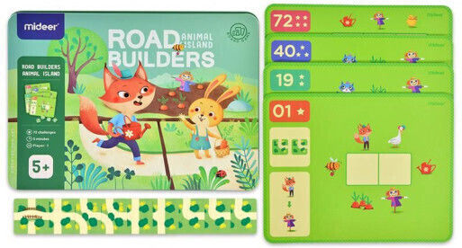 MiDeer Road Builders Animal Island Образователна Игра Образователни за 5+ години Години
