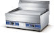 Galore Electric Commercial Flat Top Griddle Steel 76x65x56cm 6kW with Flat Grill Plate VEG853