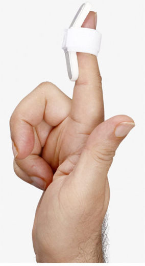 Ortholand Mallet Finger Μεταλλικός Νάρθηκας Δακτύλου σε Μπεζ Χρώμα