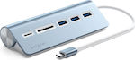 Satechi Kartenleser USB 3.0 für /S/D/ / / / / / Blau