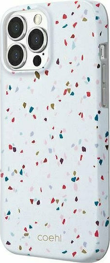 Uniq Coehl Terrazzo Protective Back Cover Σιλικόνης Natural White (iPhone 13 Pro Max)