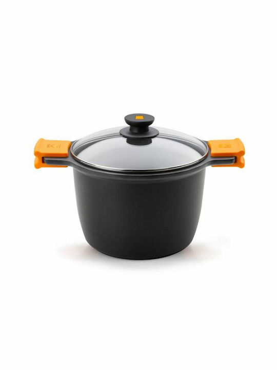 Bra Efficient Βαθιά Κατσαρόλα από Χυτό Αλουμίνιο 6.8lt / 24cm