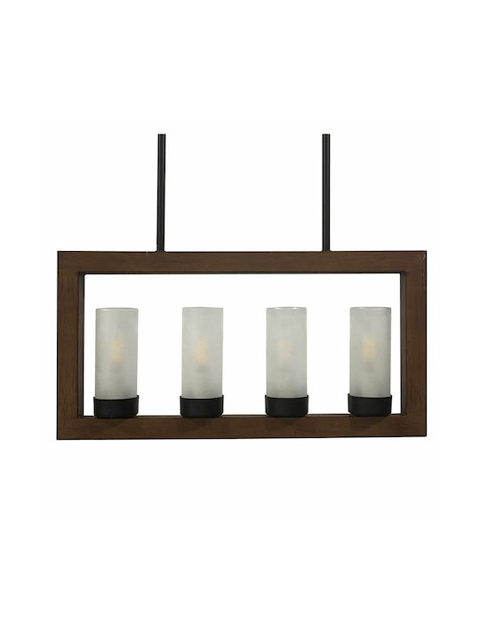 DKD Home Decor Pendant Chandelier Brown