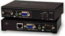 Aten VGA/Audio/RS-232 Cat 5 Extender with Dual Output Aten VGA/Audio/RS-232 Cat 5 Extender with Dual Output