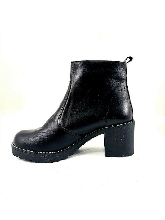 Women's Leather Boots - Black