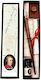 Francesco Rubinato Calligraphy Pen Brown with Blue Ink