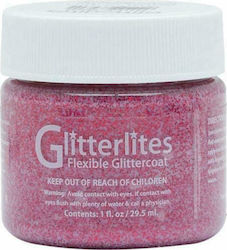 Angelus Glitterlites Liquid Craft Paint Purple for Leather Ruby Red 29.5ml