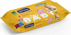 Septona Calm N' Care Chamomile Baby Wipes Alcohol & Parabens Free with Chamomile 80pcs