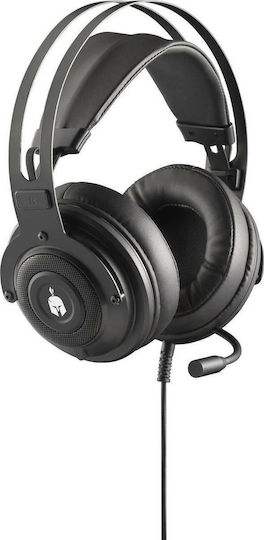 Spartan Gear Phoenix 2 Über Ohr Gaming-Headset mit Verbindung 3,5mm / USB Schwarz