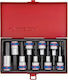 King Tony Lange Bit-Stecknüsse mit Bits Allen und Antriebsvierkant 1/2'' Set 9Stück
