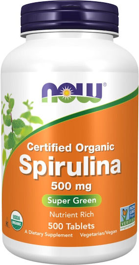 Now Foods Spirulina 500mg 500 tabs