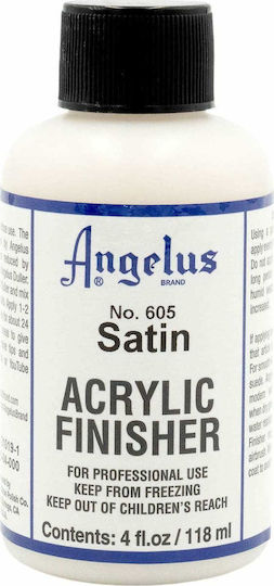 Angelus Acrylic Finisher Satin Βερνίκι Ζωγραφικής 118ml 1τμχ